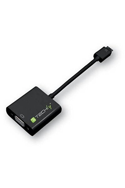 Techly Convertor HDMI mini (C) mascul la VGA mamă