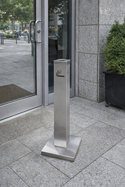 Neva Paslanmaz Dış Mekan Bahçe Ve Kapı Önü İzmaritlik Ayaklı Küllük