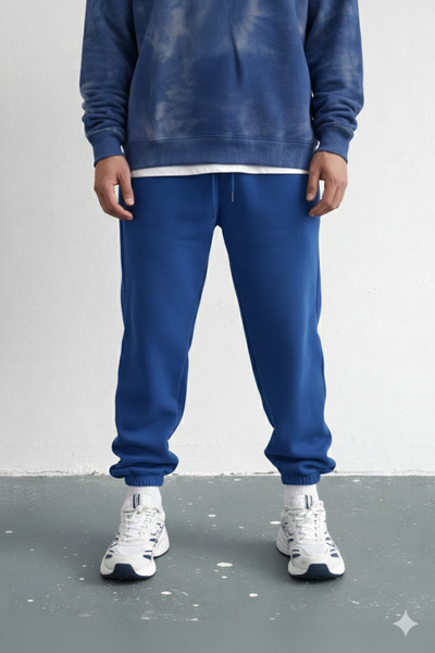 Modivibe Men's Sweatpants Oversized with Elastic Cuffs for Winter