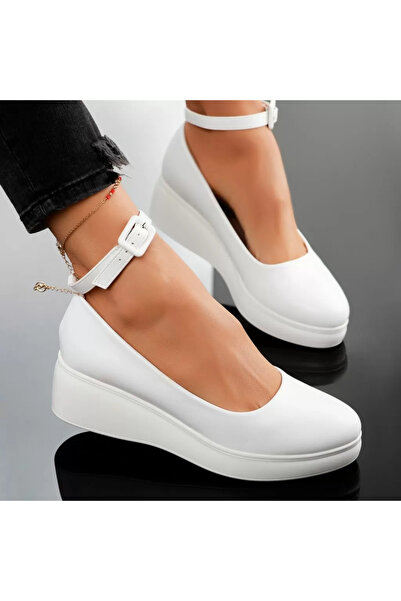Zaira Γυναικεία Casual Παπούτσια Aimee Λευκό #8960M - 40