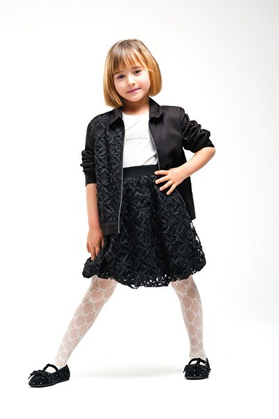 HAUSEkids 4-8 Years Old Royal Pearl Girls' 3-Piece Set-Black