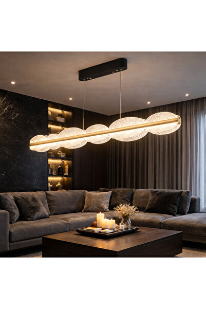 ALC-Shop Lustra LED suspendata cu Telecomanda ISOTTA 105W, lumina Rece/Calda/...