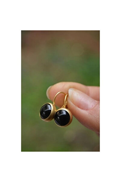 Stoneage Oniks Doğal Taş Küpe