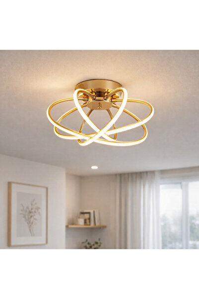 ALC-Shop Lustra LED cu Telecomanda LT770/500GD, 45W, Lumina Calda/Rece/Neutra...