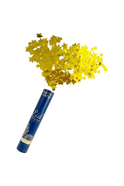 Party Magic Eid Mubarak Party Confetti Cannons 30cm Celebration Pack of 2