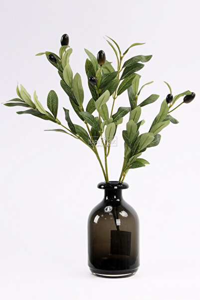 Yapay Çiçek Deposu Yapay Olivea Zeytin Dalı Demeti 45 cm