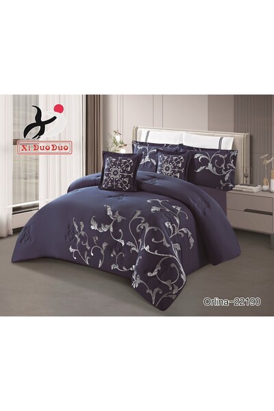 xi Duo Duo Summer embroidered double bedsheet set, 8 pieces. Cover size: 240*...