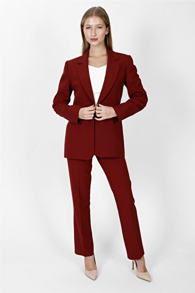 ÖNDER ÖZSOY Oversize Single Button Classic Jacket & Pockets Tapered Leg Trous...