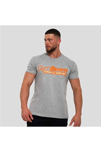 GymBeam Tricou gri „Împreună mai puternici”