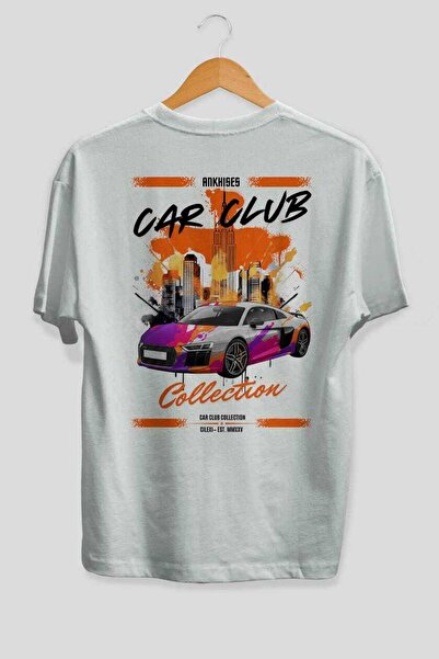 Ankhises Μπλουζάκι Araba Club Series 13 με στάμπα στο πίσω μέρος, λευκό, over...