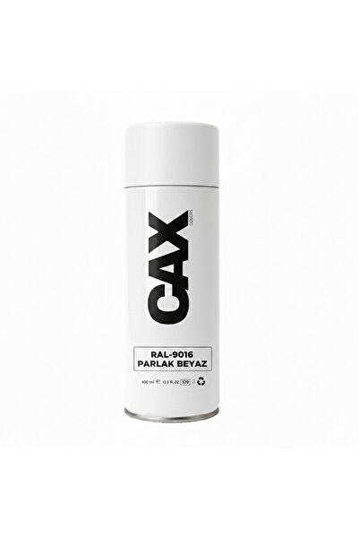 caxcolors CAX Colors RAL 9016 Parlak Beyaz Akrilik Sprey Boya - Metal Ahşap P...