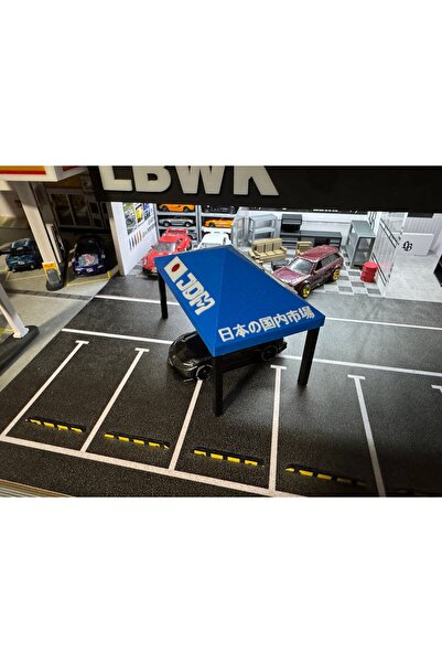 The Plasti Jdm Canopy Metal Diecast Matchbox 1:64 Diecast Sergileme Tente Çadırı