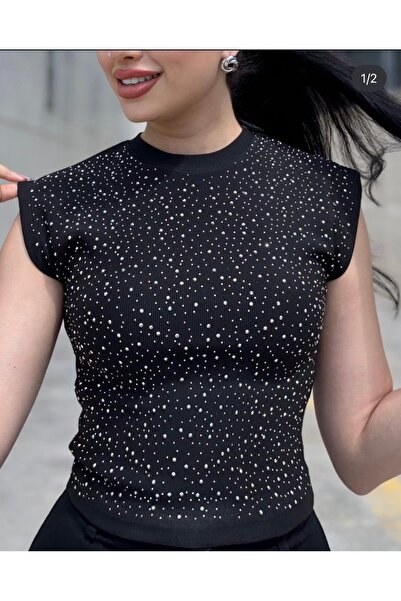 SBUTİK Taşlı bluz