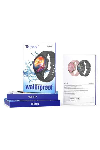 TELZEAL WP07 Waterproof Smartwatch with Full Touch Display