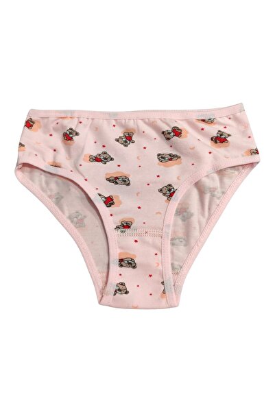 ZENCHES Girl's Printed Colorful Cotton Flexible Lycra 1 Piece Panties