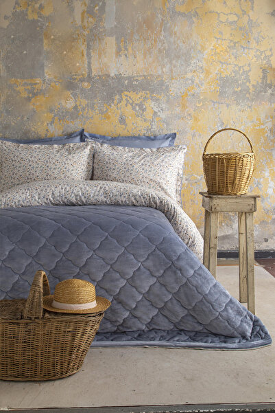 Apricitas HOME Miracle Blue Single Velvet Four Season Set