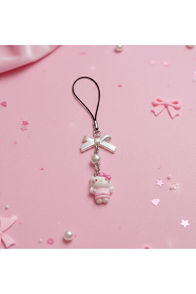 glactuca craft Hello Kitty Telefon Charmı y2k