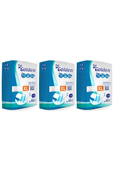 Golden SET 3 PIECES - Adult Incontinence Pads XL (120x160 cm) - Pack of 10