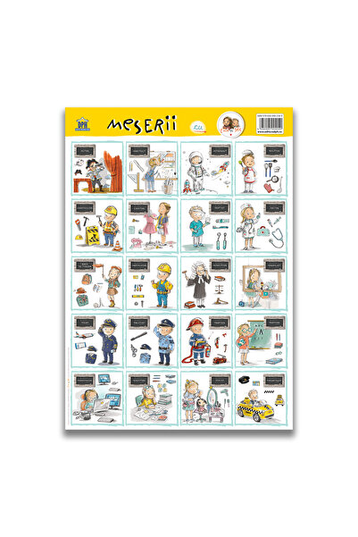 Editura DPH Plansa: Meserii cu Ema si Eric