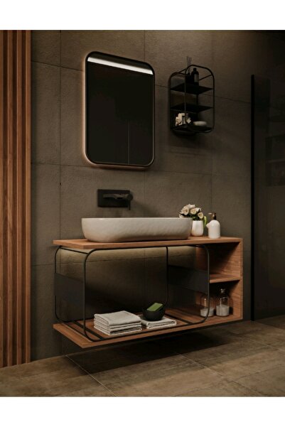 LAPİNO ZEUS Modern Çanak Lavabolu Banyo Dolabı Seti 80 cm - Renk seçenekleri ...