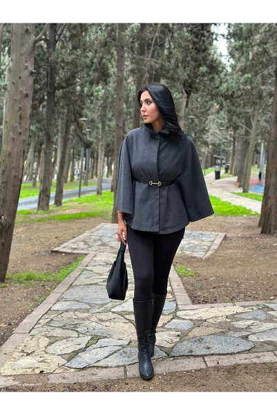 Dber Belted Poncho