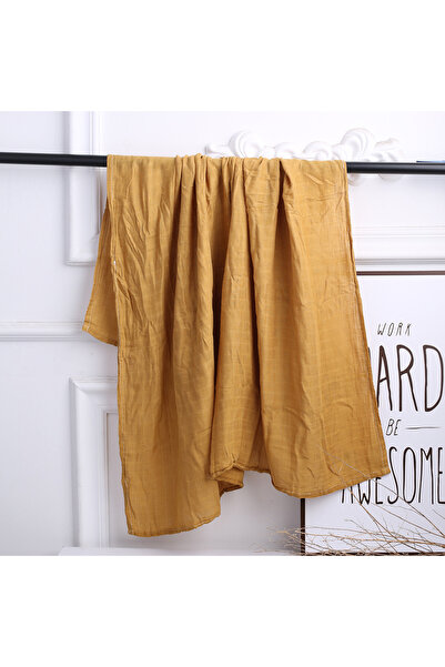 REDQUIT Changing blanket, cotton 120x120 cm Babies/Children, mustard