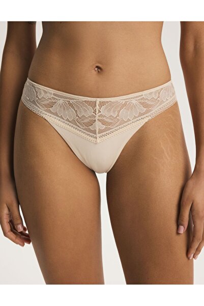 ESOTIQ Chiloți eleganți pentru femei, cu model ajurat din plasă și dantelă fl...