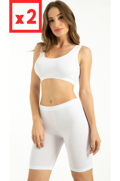 Love Dream Underwear Women's 2-Piece Above-Knee Bamboo Leggings Flexible Slim...