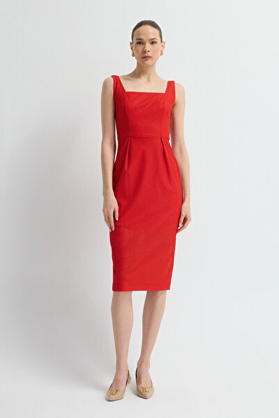 adL Askılı Dantel Elbise