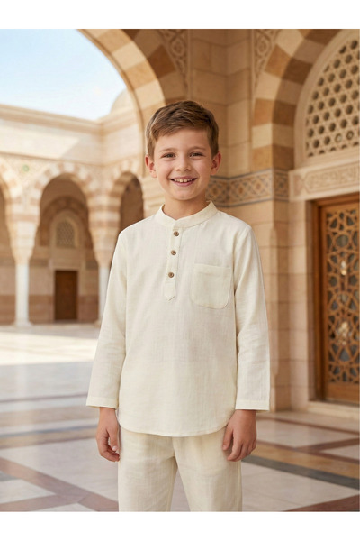 ALVİSTA Set Umre pentru copii din muselină 100% bumbac