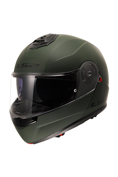 LS2 STROBE2 MATT MILITARY ÇENE AÇILIR MOTOSİKLET KASKI ECE 22.06 ve DOT