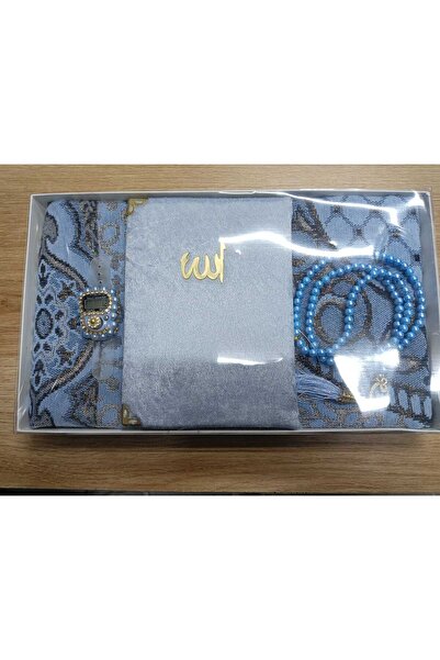 OBRNHOMEN 5 adet Seccade İnci Tesbih Yasini Şerif Taşlı Zikirmatik Seti Hac U...