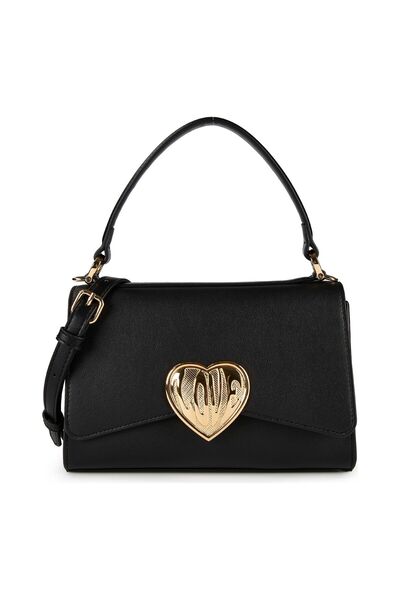 Love Moschino Victory Heart Schultertasche Leder 23.5 cm