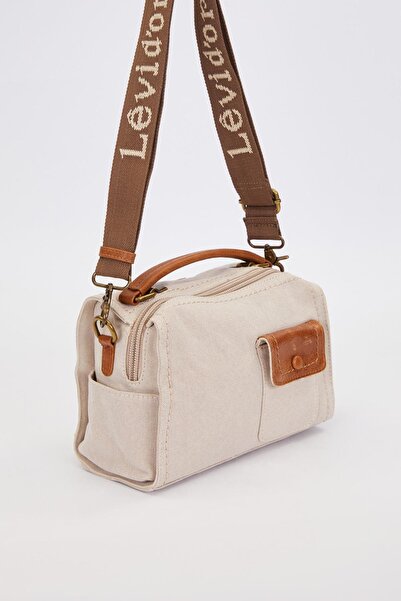 Levidor Cream Double Strap Handbag
