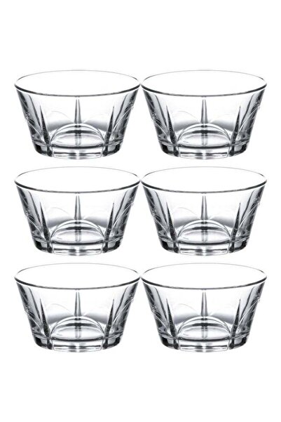 Pasabache Pasabahce 6-Piece Royal Bowl Set, 230cc Clear