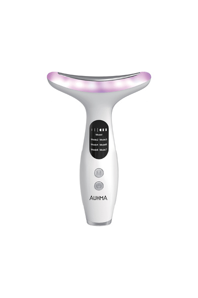 auhma AHB-06 Yüz ve Boyun Germe Cihazı - 7 Fonksiyonlu Işık Terapisi & Yüksek...