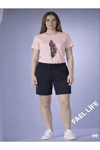 FAEL LİFE UNISEX Oversize kroj MAJICA I KRATKE PANTALONE SA OTISKOM PEROVA
