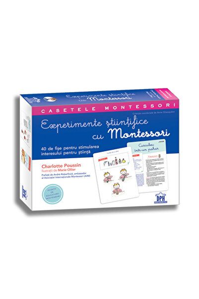 Editura DPH Casetele Montessori - Experimente stiintifice cu Montessori