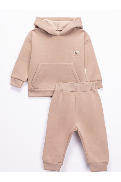Lumbi Baby Hooded Unisex Baby 2-Piece Tracksuit Set