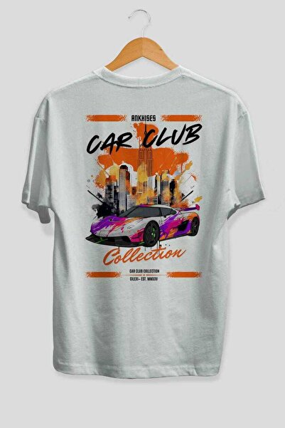 Ankhises Μπλουζάκι Araba Club Series 27 με στάμπα στο πίσω μέρος, λευκό, over...