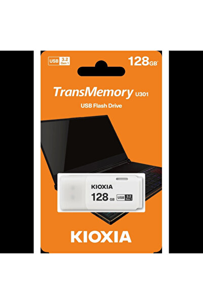 CT STONES Kioxia U301W 128Gb USB 3.2 Gen1 Transmemory Flash Disk (White)