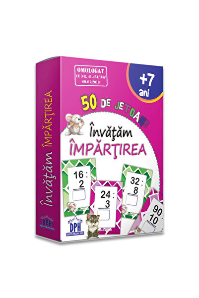 Editura DPH 50 de Jetoane - Invatam - Tabla impartirii