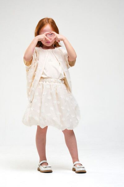 HAUSEkids Σετ 3 τεμαχίων για κορίτσια 4-8 ετών Orca Royal-Latte