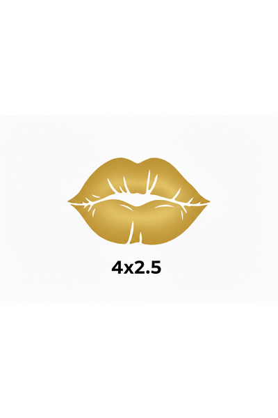 AlpiLeo StickerPlanet81 Plaka Sticker 4x2,5 cm Altın Gold Tek Renk Folyo Moto...