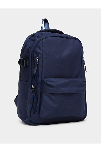Styli Navy Blue Large-Capacity Backpack