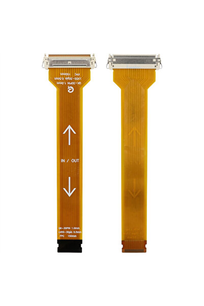 Zibox 30 Pin 0.5mm Pitch 150mm Esnek Flat Kablo (FFC) LCD Panel Tamir Flexi