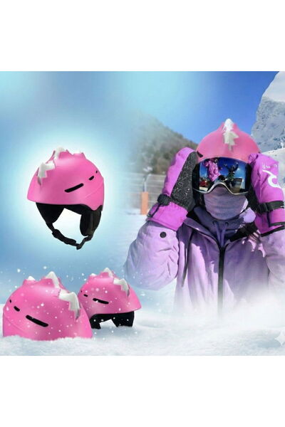 Crazy Safety Cască de schi, protecție pentru copii, mărime reglabilă 58-61cm,...