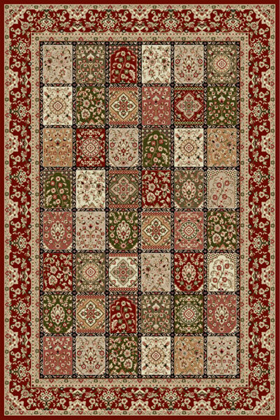 Talis Модерен килим "Червен лотос", 80x150 см