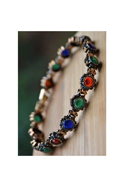 Stoneage Black Diamond Safir Yakut Zümrüt Bileklik