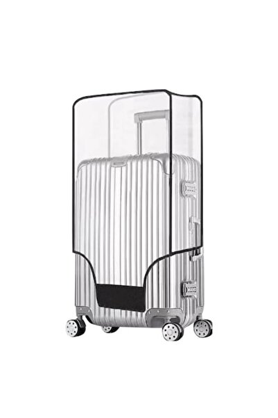 HASEPE Trolley Cover, Luggage Protection, Size M, 45x26x66 cm, Transparent